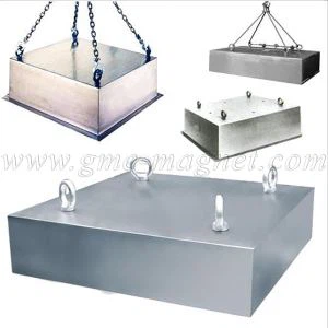 Függesztett lemezmágnesek aprított gumiabroncsok feldolgozásához